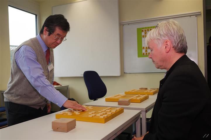 Rene Gralla mit Aono-Sensei